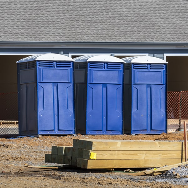 are there any restrictions on where i can place the porta potties during my rental period in Adams TN